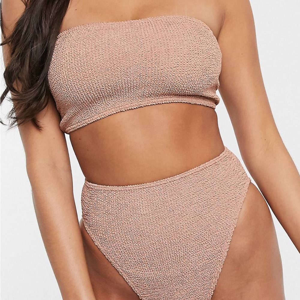 ASOS crinkle bikini set